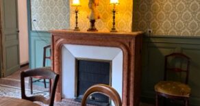 Charmigt borgarhus med unika detaljer