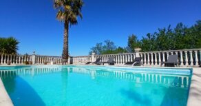 Villa med gästhus och olivlund, pool mm