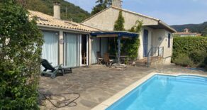 Villa med pool, lantligt läge