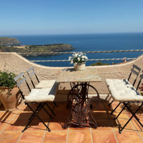 Hus med havsutsikt, i Cerbère