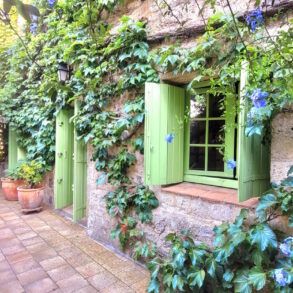Stenhus med trädgård, i Pézenas