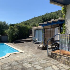 Villa med pool, lantligt läge